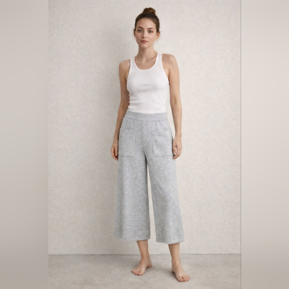 Wilfred Wool Blend Culottes Luxe Loungewear Elevated Basic, Medium